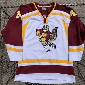 Colosseum Minnesota Golden Gophers Hockey Jersey NCAA College Youth Large